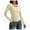 Beige, variant on 2024 Women's High Neck Slim Long Sleeve Top - Turtleneck, Tight Fit, Casual Shopping