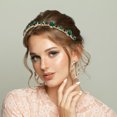 thumbnail image 2 of Unique Bargains Fashion Rhinestone Thin Head Bands Green, 2 of 7