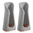 thumbnail image 1 of HLONK Durable Toothbrush Holder 2pcs Electric Toothbrush Holder Space-saving Wall-mounted with Drainage Practical Versatile Silicone Toothbrush Storage Rack, 1 of 8