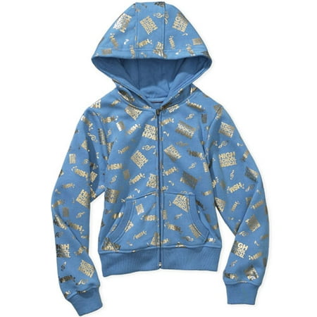 Girls' High School Musical Foil Zip Hoodie