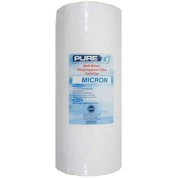 PureT (BVB0987001) 10"x4.5" Spun Polypropylene Sediment 1 Micron Filter