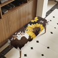 thumbnail image 3 of XYZCANDO Sunflower Cow-patterned Poly Spandex Bench Seat Cover with Wear Resistant, Stain Resistant Washable Dining Bench Covers for Living Room, 3 of 9
