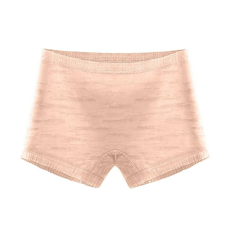 

CBGELRT Underwear Women 1pc Women s Underwear Simple Stripe Cotton Panties High Waist Shapewear Short Pants Soft Breathable Briefs Female Lingerie Khaki L