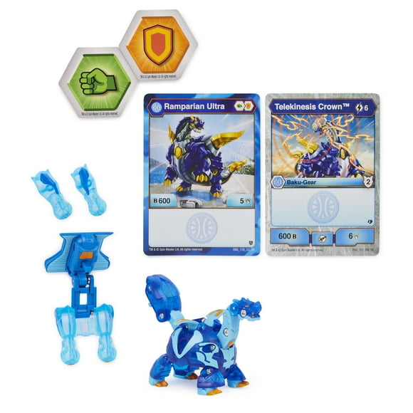 Bakugan Ultra, Ramparian with Transforming Baku-Gear, Armored Alliance 3-inch Tall Collectible Action Figure