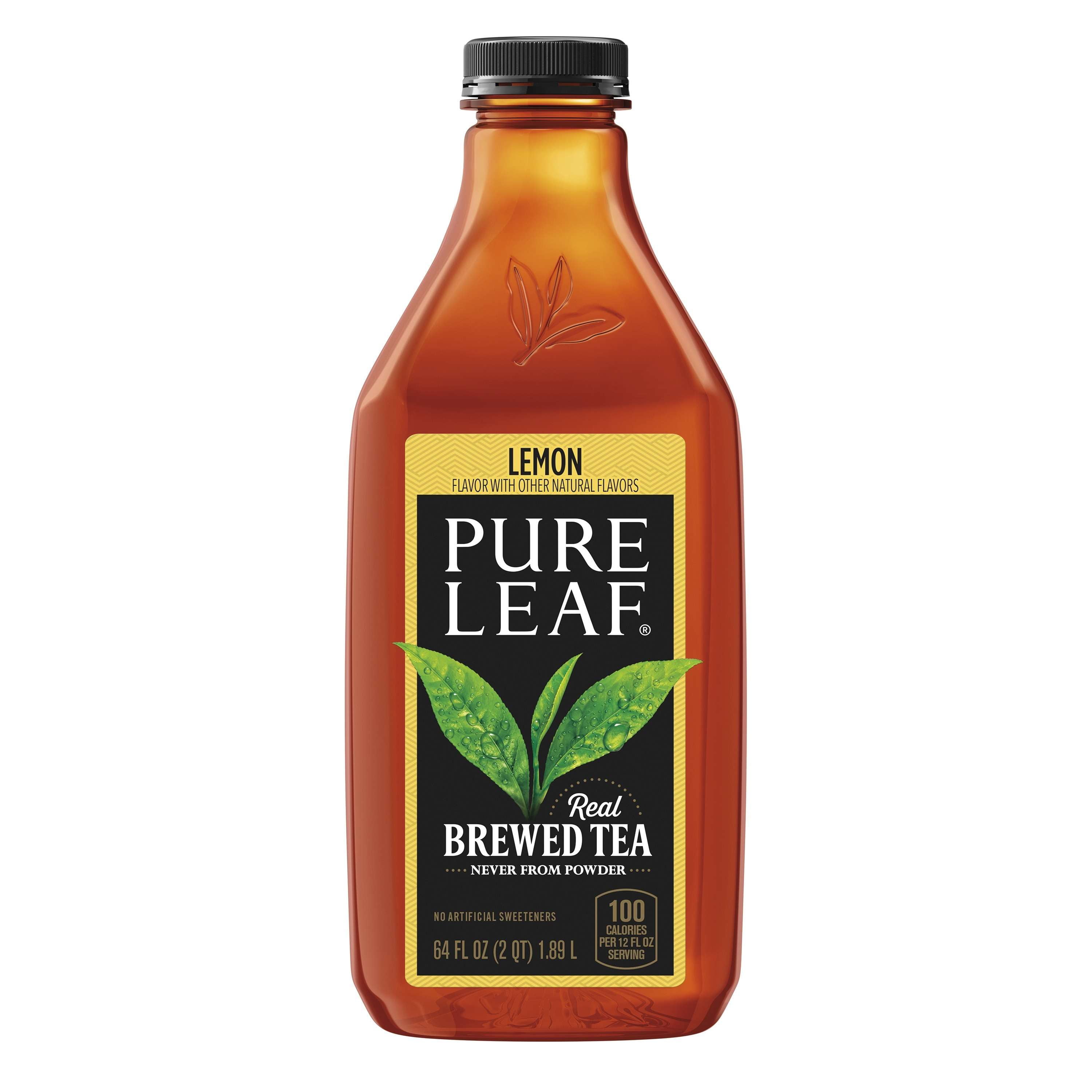 Quench Your Thirst With Pure Leaf Lemon Iced Tea: Refreshing And Zesty In A Convenient 64 Oz Size
