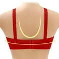 thumbnail image 4 of Women's Push Up Lace Bra - Underwire Thick Padded Add 2 Cups, Deep V Plunge Sexy Bra, Full Coverage Lift Up for Low-Cut Outfits Red 40, 4 of 5