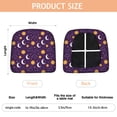 thumbnail image 3 of Purple Sun Moon Cloud Star Pattern Seat Covers for Dining Room Chairs Set Of 4,Stretch Printed Washable Chair Seat Cover with Elastic Ties and Button,Removable Waterproof Couch Cushion Covers, 3 of 6