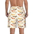 thumbnail image 3 of Yiaed Dachshund Print Men's Swim Trunks with Lining Quick Dry Sports Shorts Beach Shorts Boardshorts-XX-Large, 3 of 5