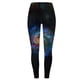 thumbnail image 2 of TaTaai Starry Sky Print Stretchy Elastic Fashion Women High Waisted Yoga Pants Non-see-through Breathable Gym Workout Casual Daily Leggings Gift, 2 of 5