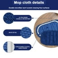thumbnail image 5 of Daiosportswear Reusable XL Mop Pads,17.3x5.7in Microfiber Refills,Wet/Dry,Mainstream Sweeper Compatible,Washable,Pet Hair Removal,Hard Floor Cleaning,Heavy Duty, 5 of 6