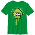 thumbnail image 1 of Boy's Nintendo Splatoon Inkling Squid  T-Shirt - Kelly Green - Small, 1 of 2