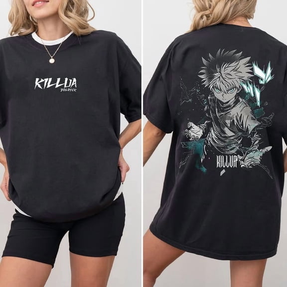 Killua Zoldyck Hunter x Hunter Anime Vintage T-shirt Sizes S-5XL