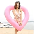 thumbnail image 3 of rose Boue De Piscine En Forme De Cur - Pour Adultes Et Enfants, 3 of 5