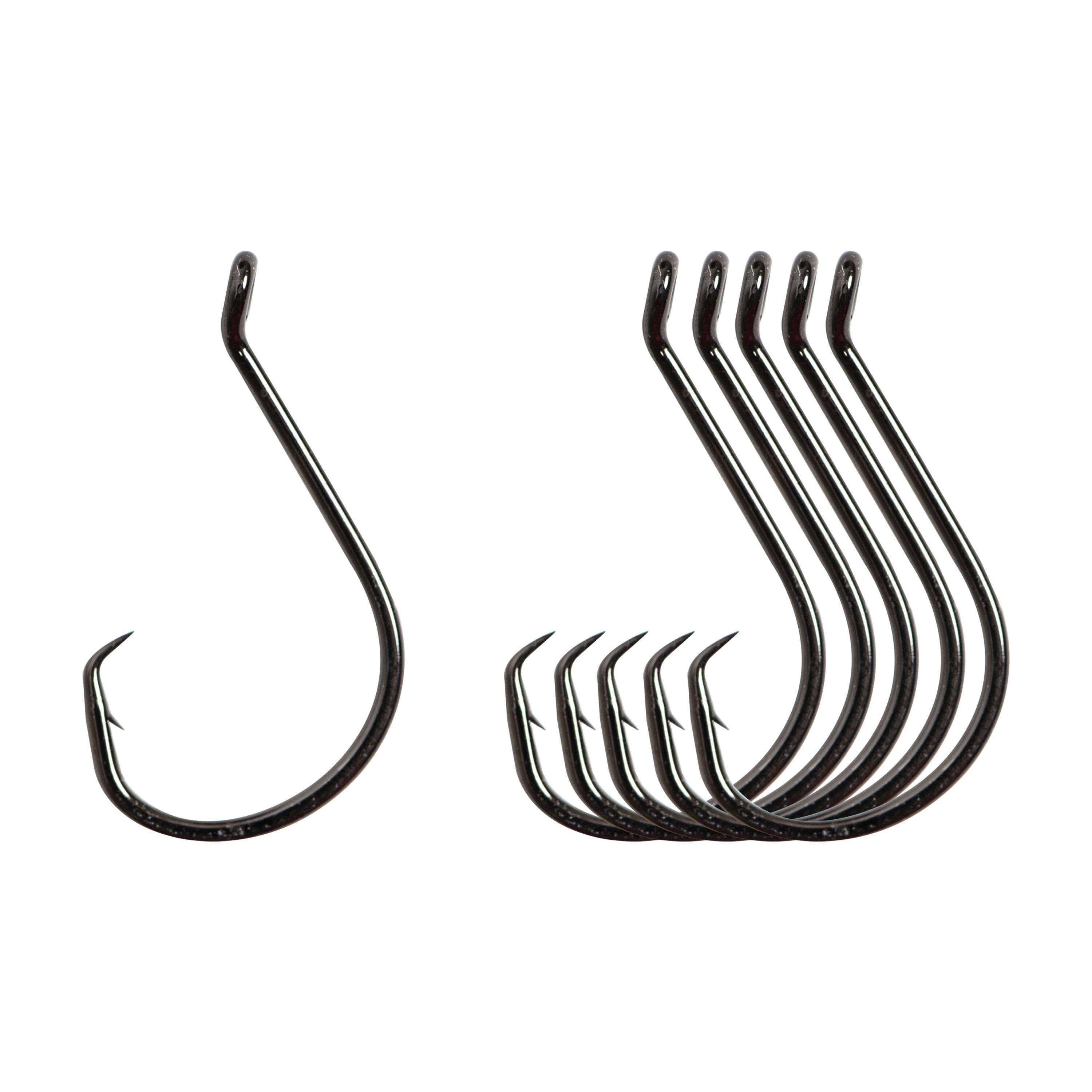 Mustad Ultra Point in-line Octopus Hook (Black Nickel) - Size: 8/0 6pc