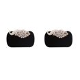 thumbnail image 1 of Sonducket Bolso ligero y moderno para accesorios elegantes para el día a día, bolsos de mano, bolso de mano, práctico pavo real blanco y negro negro pavo real blanco 2Conjunto, 1 of 6
