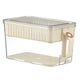 thumbnail image 2 of Caja de almacenamiento cesta de drenaje refrigerador contenedores sellados con mango de frutas vegetales, 2 of 11