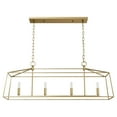 thumbnail image 2 of Hunter - Fair Oaks 4-light Luxe Gold, Extra Large Chandelier, Dimmable, Formal Style, Linear Shaped, for Bedrooms, Dining, Living Rooms - 13100, 2 of 9