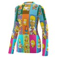 thumbnail image 4 of Simpsons Women's Sunscreen Shirt Long Sleeve Workout Tops Crewneck Soft Comfy Tees Casual T-Shirt L, 4 of 7