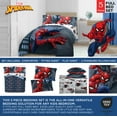 thumbnail image 2 of Spiderman Crawl Kid Bed in a Bag Bedding Set w/ Reversible Comforter, 2 of 10