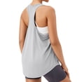 thumbnail image 6 of Workout Tank Tops Woman Lightweight Breathable Loose Fit Scoop Neck Racerback Sleeveless Shirt Athletic Yoga Gym Tanks, 6 of 6