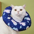 thumbnail image 3 of Anillo Elizabeth para gato, antilamer, antimordeduras, anillo suave, resistente al agua, esterilización, anillo de vergüenza, suministros para mascotas, 3 of 5