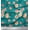 Teal Green, variant on Soimoi Red Cotton Duck Fabric Peach Flower Watercolor Print Fabric by Yard 44 Inch Wide