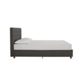 DHP Emily Upholstered Bed, Gray Linen, Queen