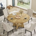 thumbnail image 6 of Round Dining Table Wood Kitchen Table for Dining Room, 47" Dinning Room Tables for 4 Adult, 6 of 7