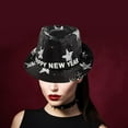 thumbnail image 3 of WINDLAND Portable New Year Sparkling Sequins Hats in Black Silver and Gold for Parties, 3 of 9