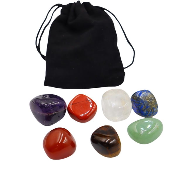 Yoga Energy Stone Crystal Stone Set Yoga Meditación Cristal Piedra Natural Para Relajación Curación Ansiedad Alivio Eigraketly HA037068-00