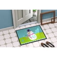 thumbnail image 2 of Carolines Treasures VHA3017MAT Christmas Snowman Let it Snow Door Mat Indoor Rug or Outdoor Welcome Mat 18x27 Doormat, 2 of 4