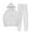 White, variant on Admvng Sweatshirt for Women 2PCS Sports Casual Long Pants Hooded Sweater Tops Pants Set Long Sleeve Hooded Set with Pockets, Size S-3XL