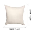 thumbnail image 2 of Striped Cotton Pillow Insert Cushion Core High‑Density Hollow Filling Pillow Core for Sofa Chair Bed Home Decor Support Back Neck Waist Breathable Washable Cushion Core Inner Lining Home Living Room, 2 of 7