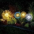 thumbnail image 5 of 60 LED 8IN1 Solar Firework Lights Outdoor Total 480 LED Landscape Lights for Garden Party Decor, 5 of 6