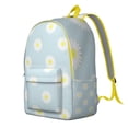 thumbnail image 2 of Autumn Botanical Floral Backpack – Rustic Farmhouse Aesthetic, Lightweight Canvas Bookbag with Anti-theft Features for Daily Use, 2 of 3