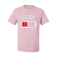thumbnail image 2 of Wild Bobby, Daddy Battery, Father's Day, Men Graphic Tee, Light Pink, X-Large, 2 of 4