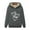 #3Dark Gray, variant on Sweatshirts for Women, Women's Casual Printed Winter Warm Solid Pocket Long Sleeve Hooded Sweatshirt Top, #3Black S