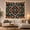 Bold Medallion, variant on Symmetrical Tribal Diamond Motifs on Cream Background, Peaceful Boho for Bohemian Decor Enthusiasts, Tribal Pattern Wall Art, Housewarming Gift Tapestry Wall Hanging for Bedroom and Living Room