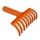 thumbnail image 3 of Rastrillo de hojas para jardín pequeño, rastrillo para césped de 9 púas, rastrillo de hojas ergonómico para jardinería, rastrillo de mano, garra,, 3 of 9