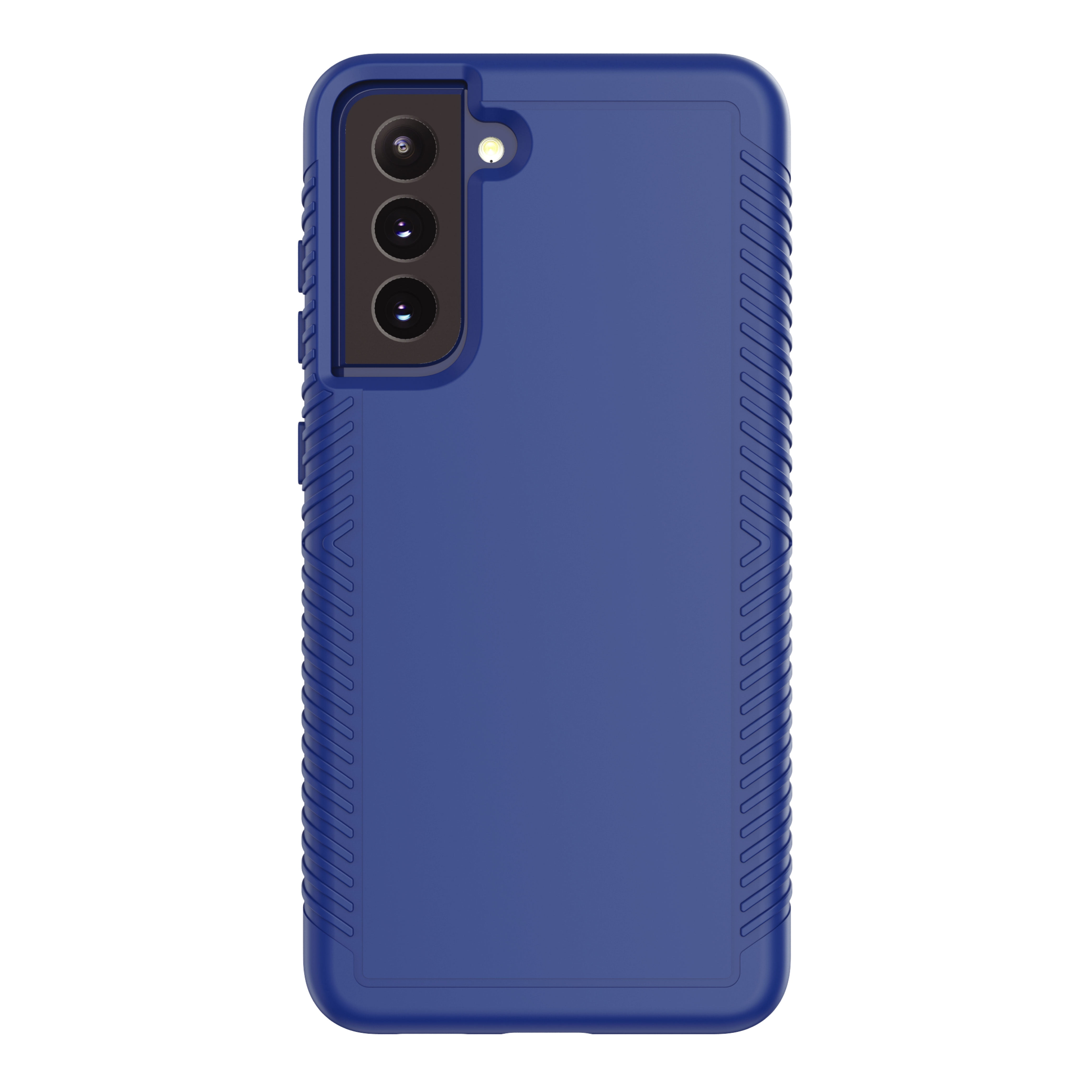 onn. Protective Grip Phone Case for SAMSUNG Galaxy S21 FE 5G, Blue