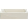 thumbnail image 2 of Proflo Pfs6030lsk Hillsboro 60" X 30" Three Wall Alcove Acrylic Soaking Tub - White, 2 of 3
