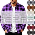 thumbnail image 3 of Plaid Shacket for Men Ghalytn Check Zip Shirt Jacket - Casual Outerwear with Pockets, 3 of 7