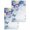 Blue, variant on Blue Purple Floral Kitchen Dish Towels for Drying Dishes Set of 2, Ombre Butterflies Modern Art Spring Waffle Weave Microfiber Hand Tea Bathroom Towels Quick Dry & Absorbent Towel 15.7x23.6