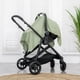 thumbnail image 2 of Comfy Cubs Funda para asiento de coche para bebé, suave, transpirable y ligera, 70 % rayón y 30 % muselina de algodón, funda para asiento de coche infantil para protección contra el sol, los insectos, 2 of 5