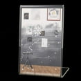 Transparent Acrylic Display Stand for Photos, Business Cards, and Memos