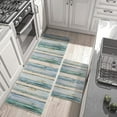 thumbnail image 3 of Beach Farmhouse Kitchen Rugs Set 2 Piece Colorful Summer Wooden Decorative Rug for Kitchen Low-Profile Floor Mats Decorations for Home Kitchen (17"x48"+17"x30"), 3 of 6