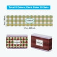 thumbnail image 5 of 90PCS Tartan Soap Wrapper Vertical Soap Paper Tag Soap Sleeves Covers Tape Band Label for Soap Lotion Bars Bath Gift Wrapping 8.2 Inch Long, 5 of 9
