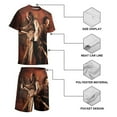 thumbnail image 3 of Pirates of The Caribbean Boys Short Sleeve T-Shirt And Shorts Outfit Set Activewear Mesh Short Set for Kids, 3 of 7