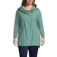 thumbnail image 3 of Lands' End Women's Plus Size Waterproof Hooded Packable Raincoat, 3 of 3