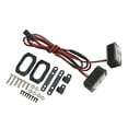 thumbnail image 2 of RC Spot Headlight, Removable Brackets Black RC Headlight White Lighting Color  For 1/10 Axial SCX10 90046, 2 of 8